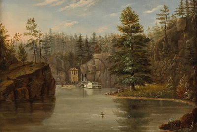 Gorge of the St. Croix, 1847 by Henry Lewis